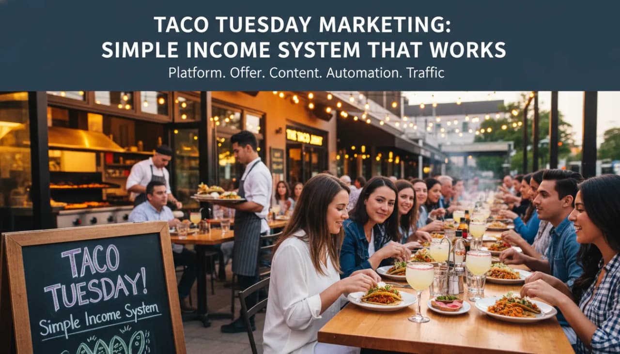 Taco Tuesday Marketing: Simple Income System That Cover