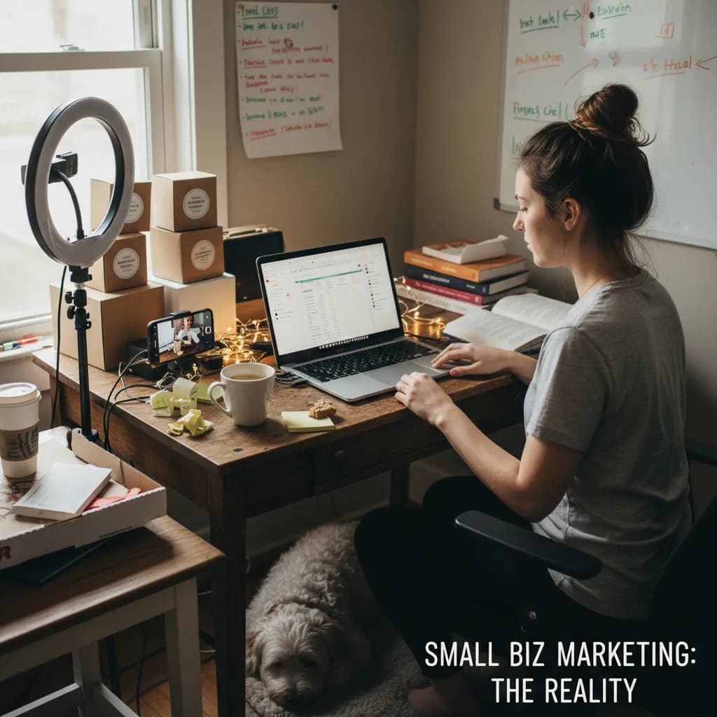 What My Small Business Marketing Actually Looks Like Cover