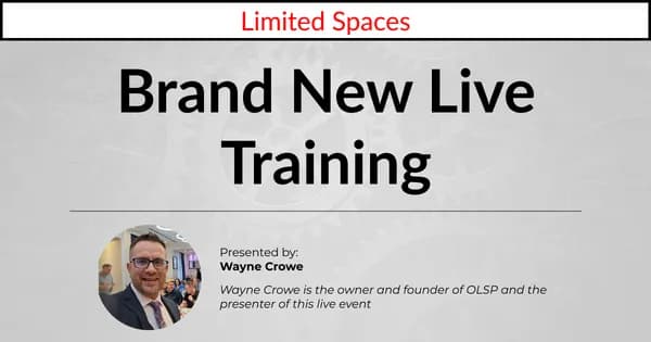 Live Training: The ONE Method That Changes Everything Cover