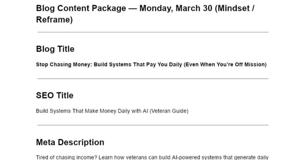 Stop Chasing Money: Build Systems That Pay You Daily Cover