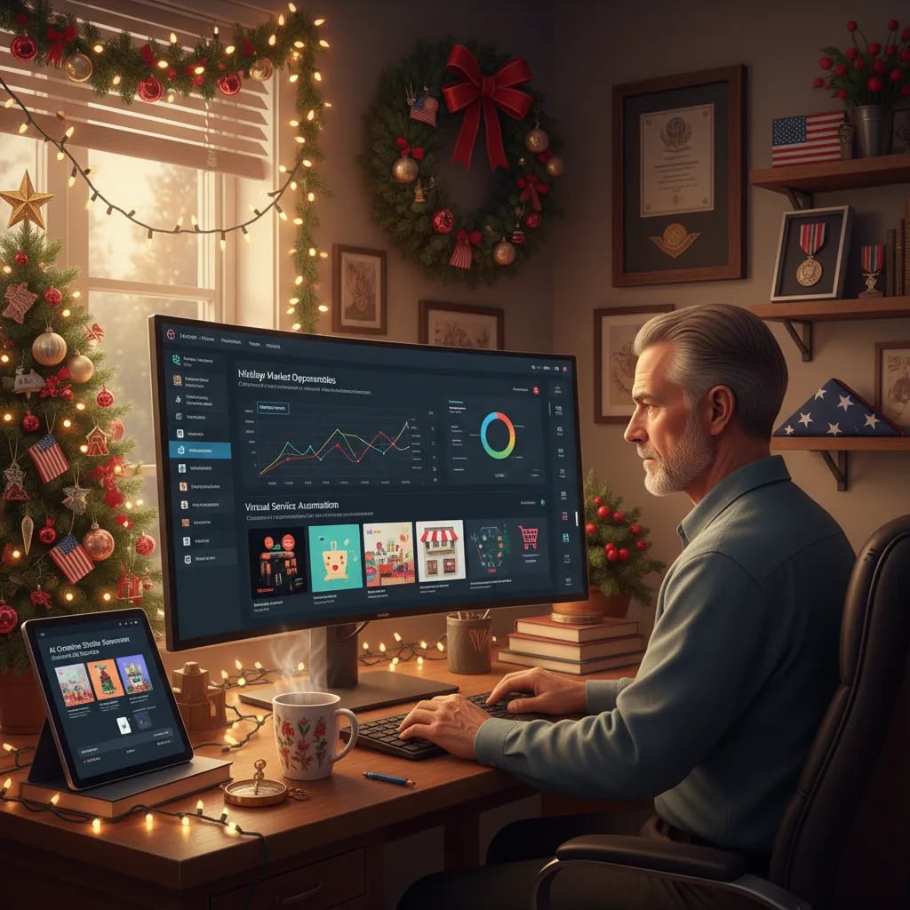 How Veterans Can Use AI to Build Real Income Streams This Christmas Season Cover