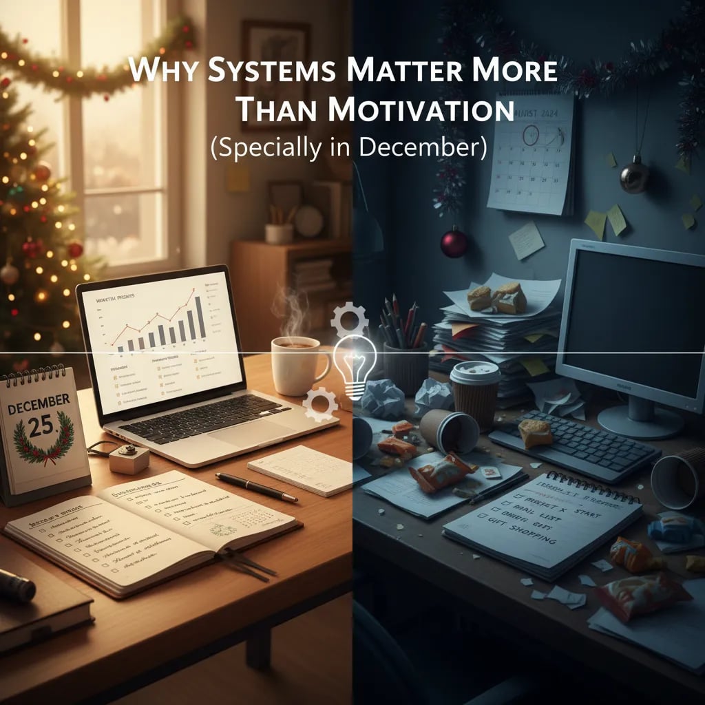 Why Systems Matter More Than Motivation (Especially in December) Cover