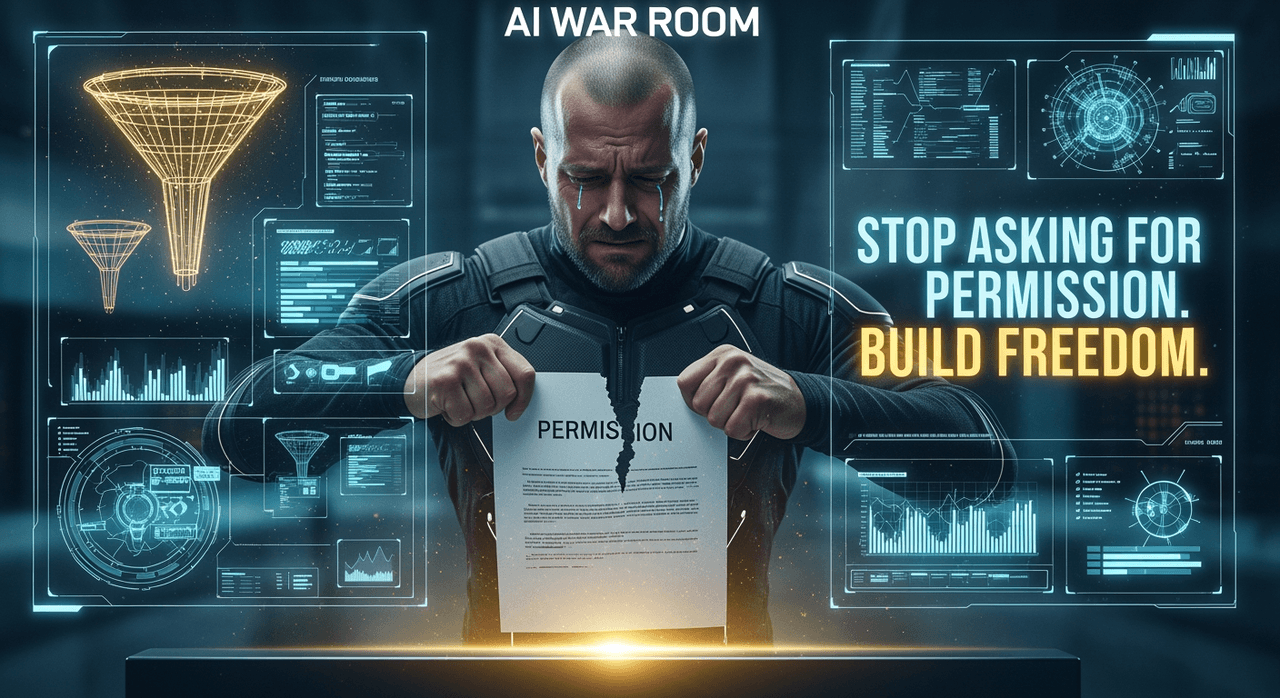 Permission is a Myth: The Unfiltered Guide to Building True Freedom in Business Cover