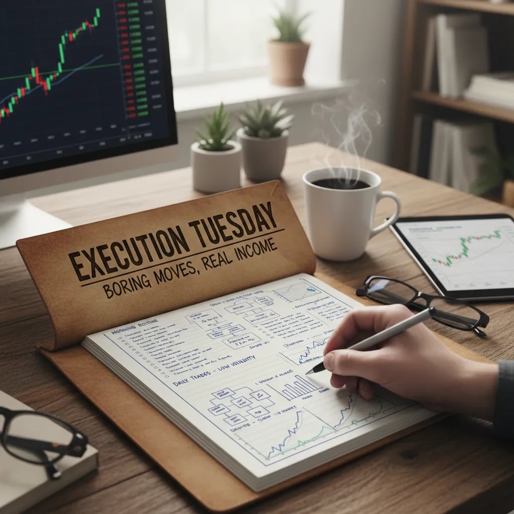 Execution Tuesday: Boring Moves, Real Income Cover