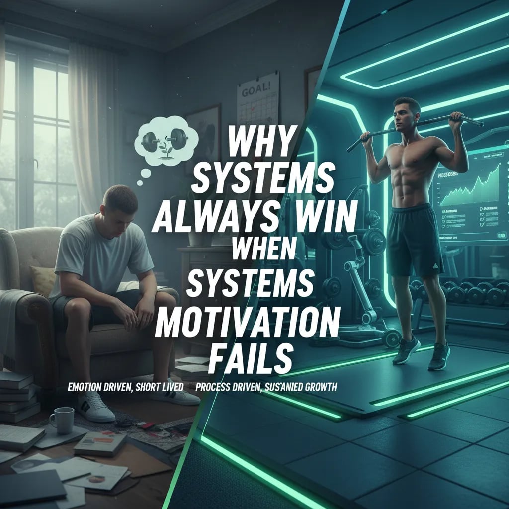 Why Systems Always Win When Motivation Fails for Good Cover