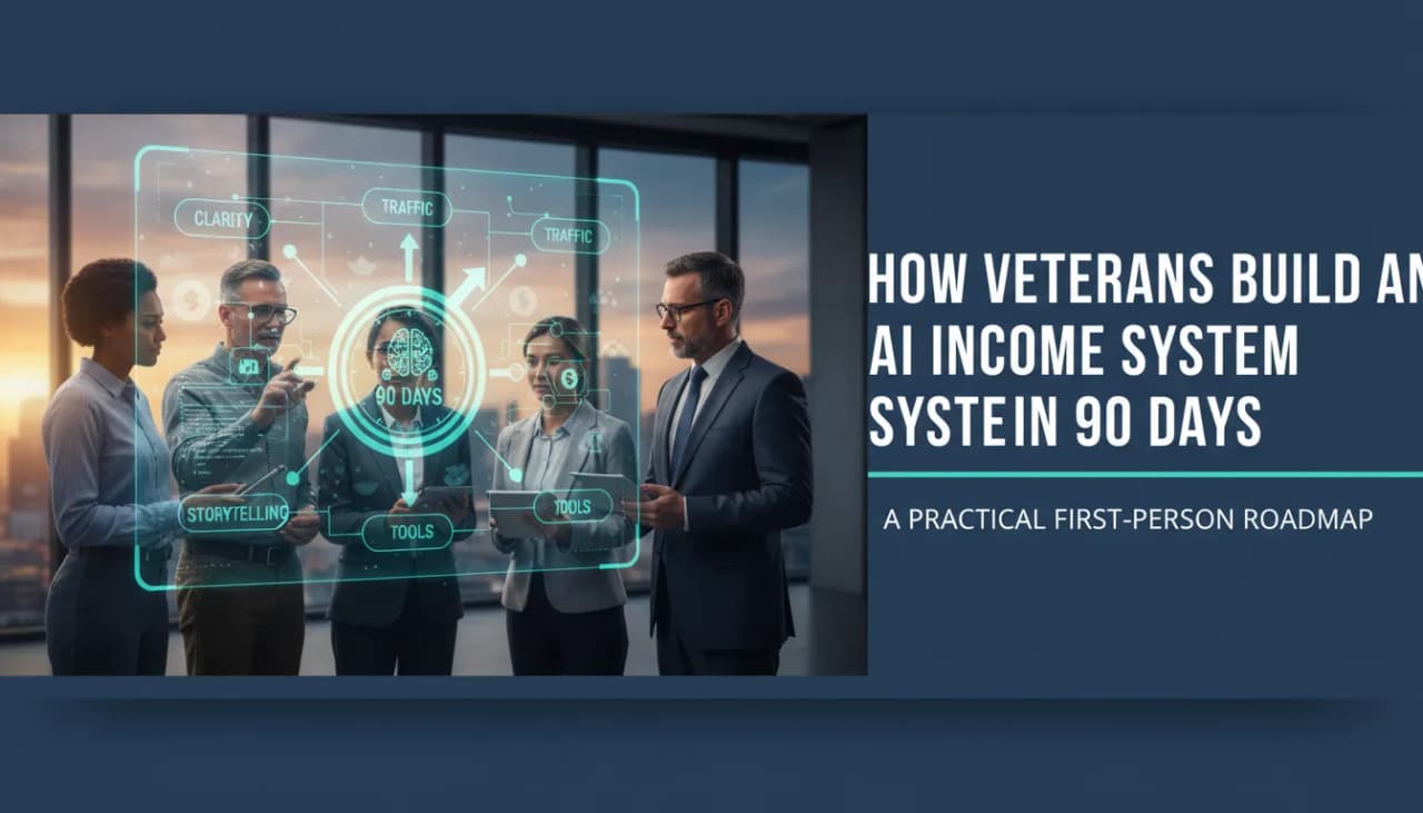 How Veterans Build an AI Income System in 90 Days Cover