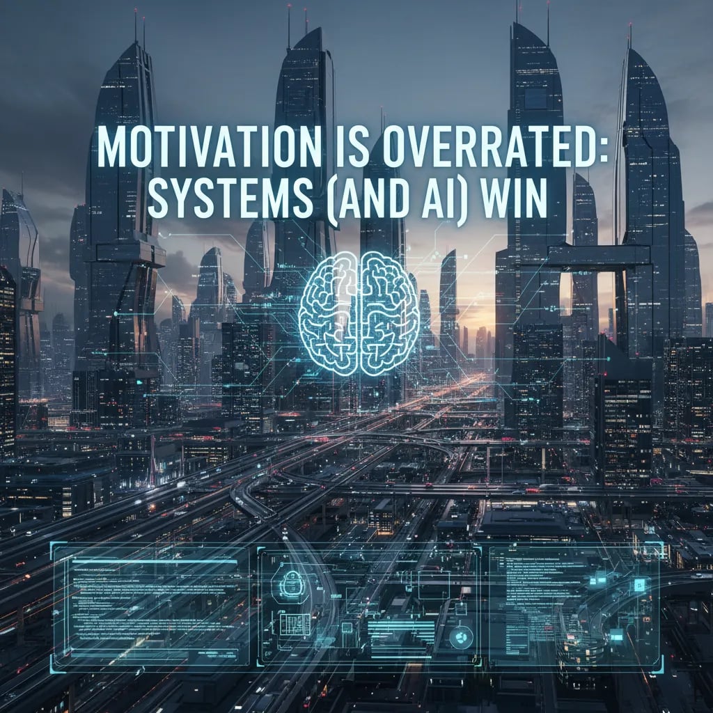 Motivation Is Overrated: Systems (and AI) Win Cover