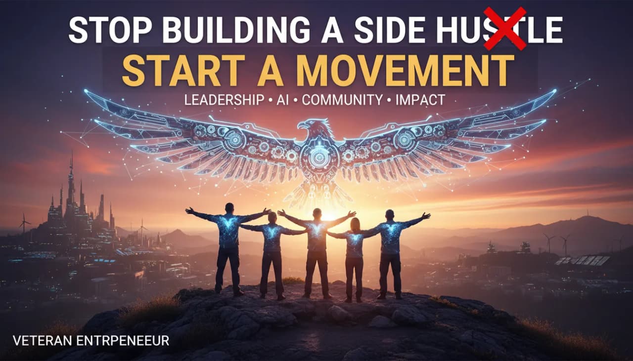 Stop Building a Side Hustle—Start a Movement Cover